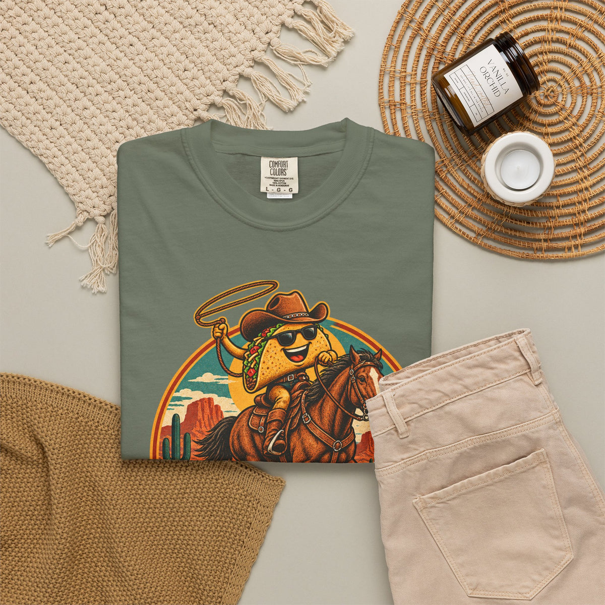 Taco Tuesday Crew Garment-Dyed Tee