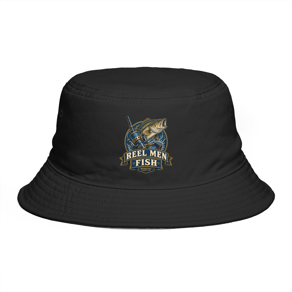 Reel Men Fish Bucket Hat
