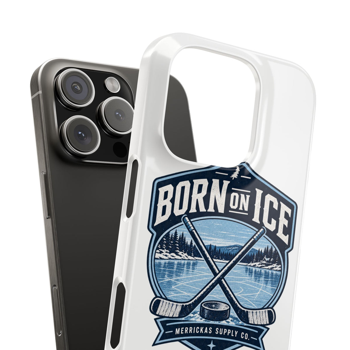 Born On Ice Phone Case