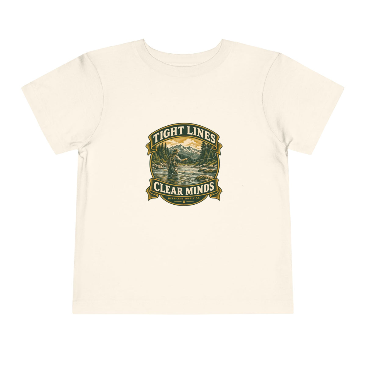 Tight Lines Clear Minds Toddler Tee
