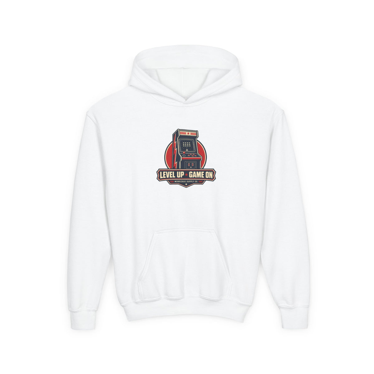 Level Up Game On Youth Hoodie