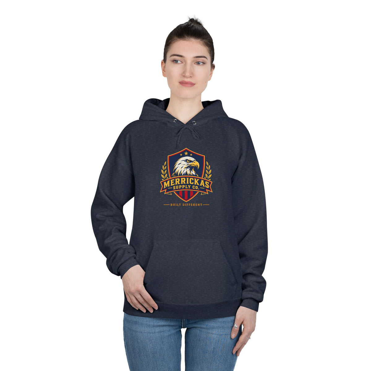 Merrickas Eagle Shield Crest Hoodie