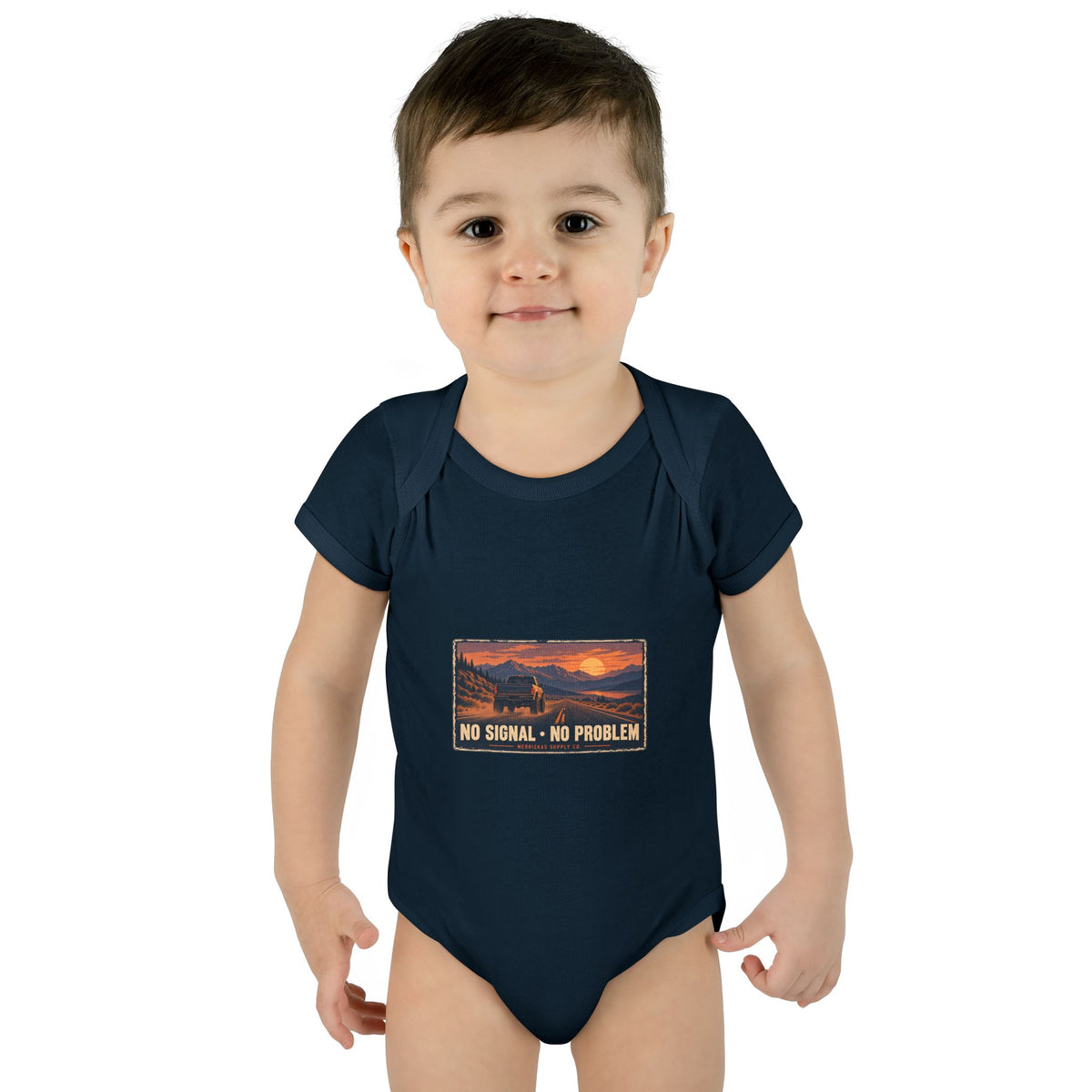 No Signal No Problem Baby Onesie