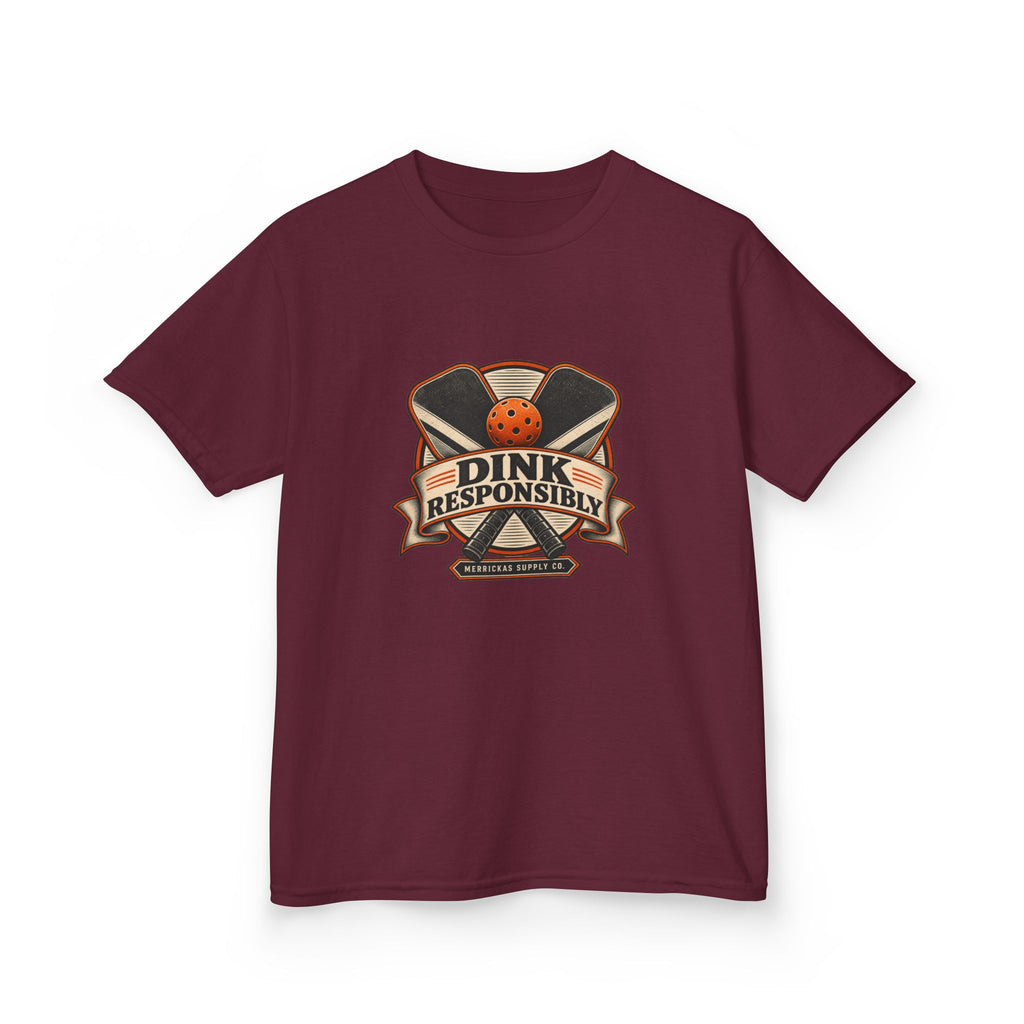 Dink Responsibly Kids Tee