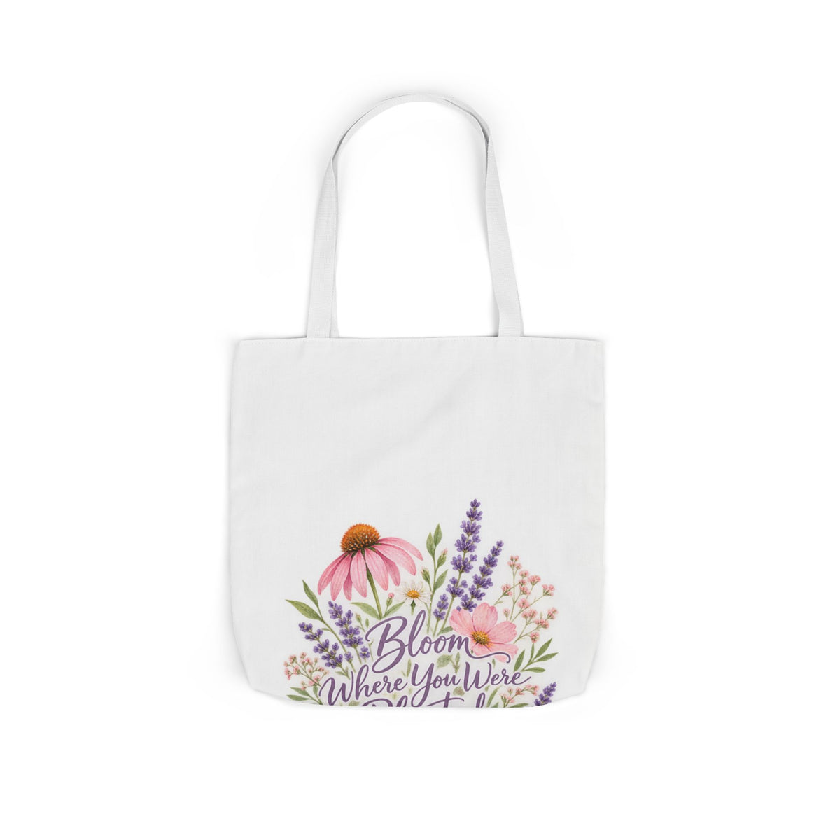 Bloom Where You Were Planted Anyway Canvas Wall Art