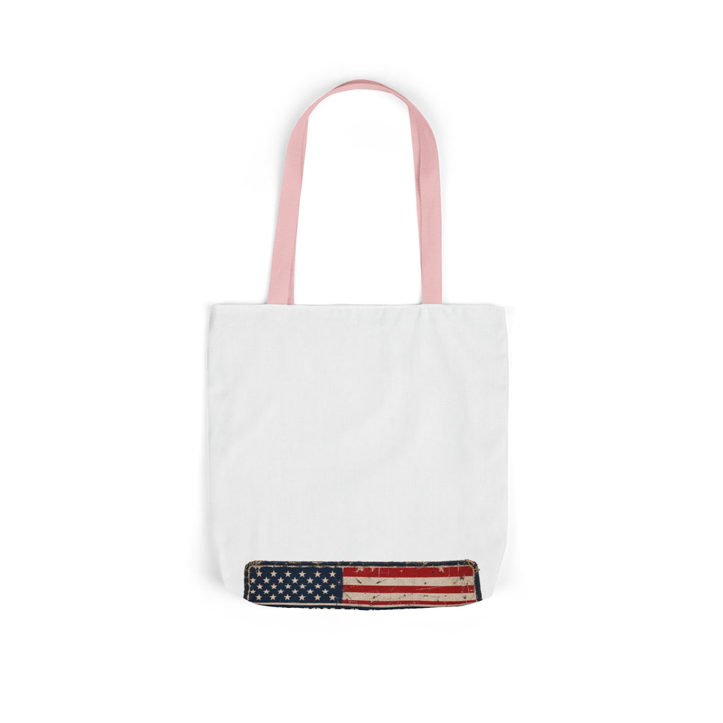 Merrickas American Flag Patch Canvas Wall Art
