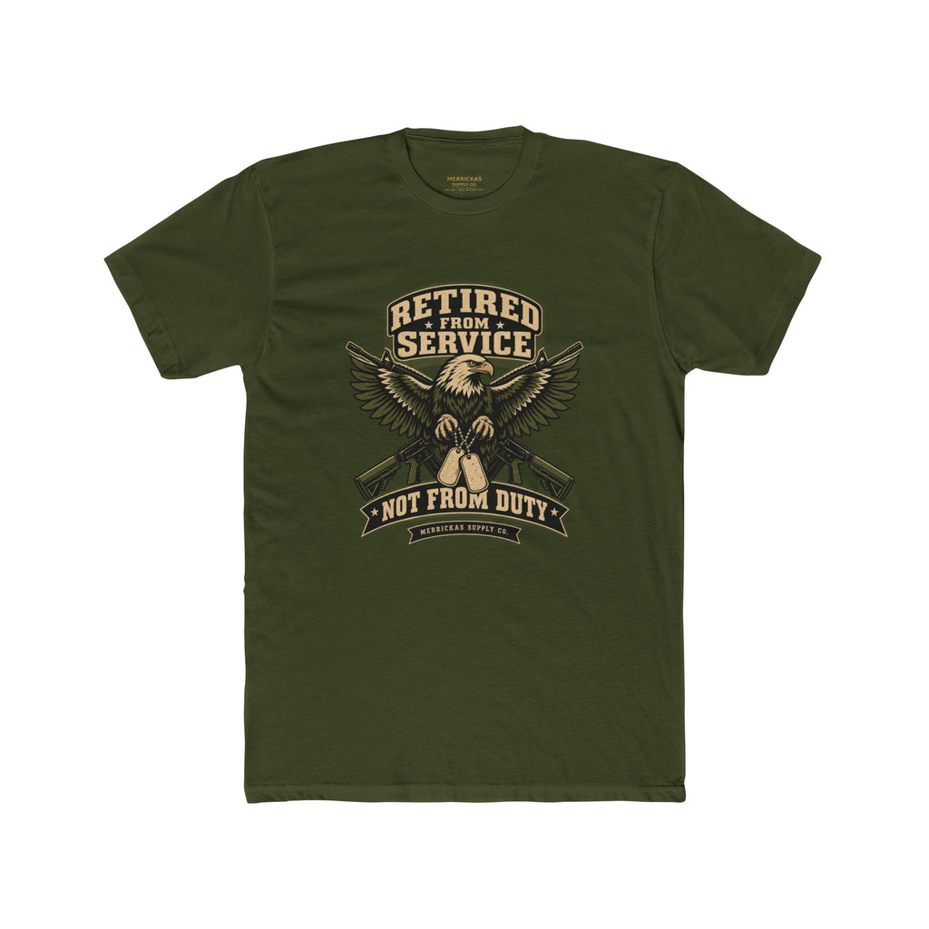 Retired From Service Not From Duty T-Shirt