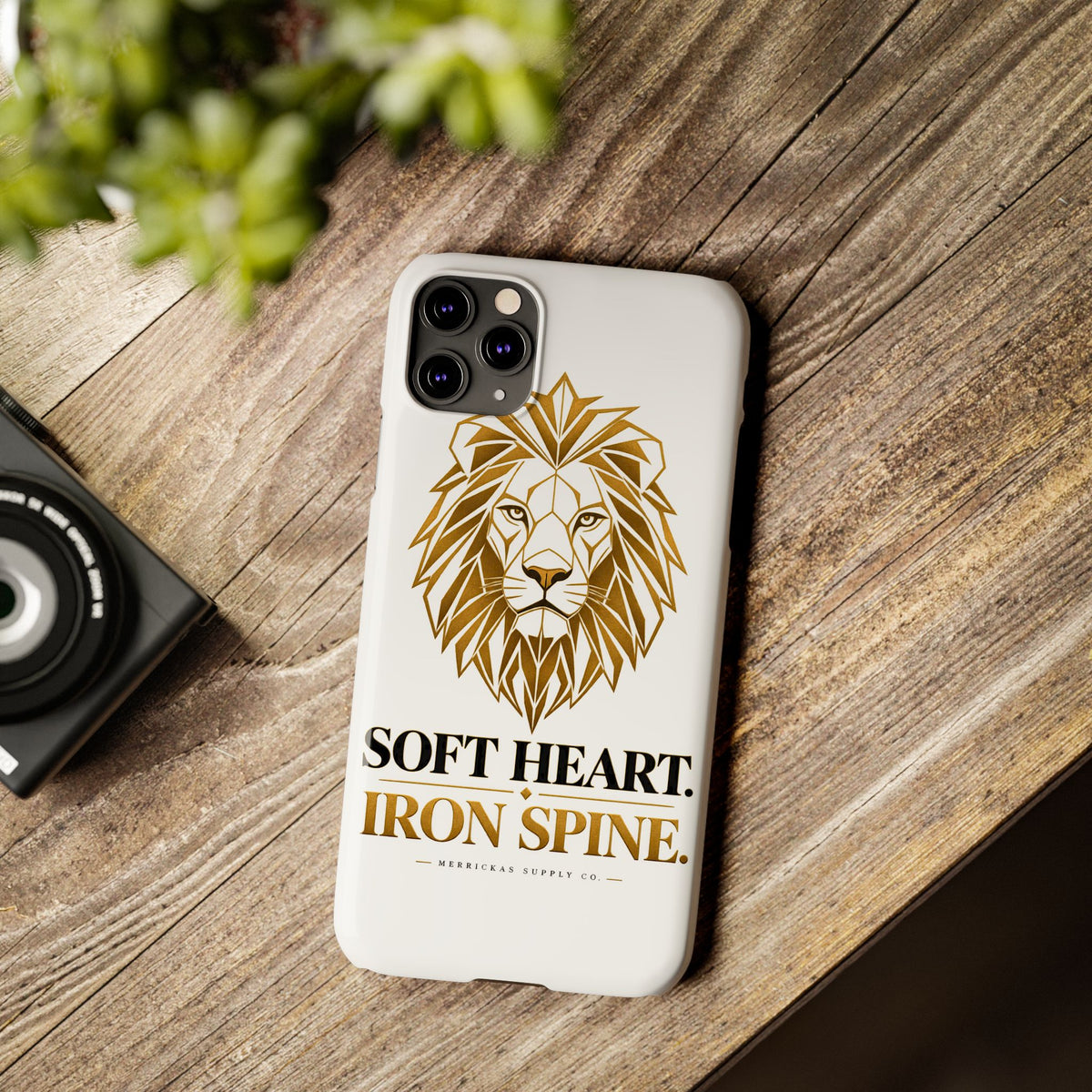 Soft Heart Iron Spine Phone Case