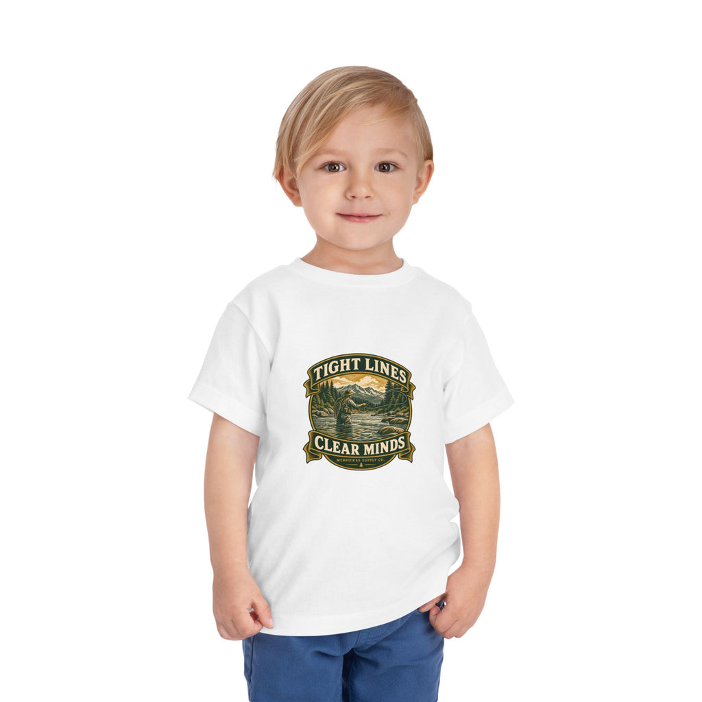 Tight Lines Clear Minds Toddler Tee