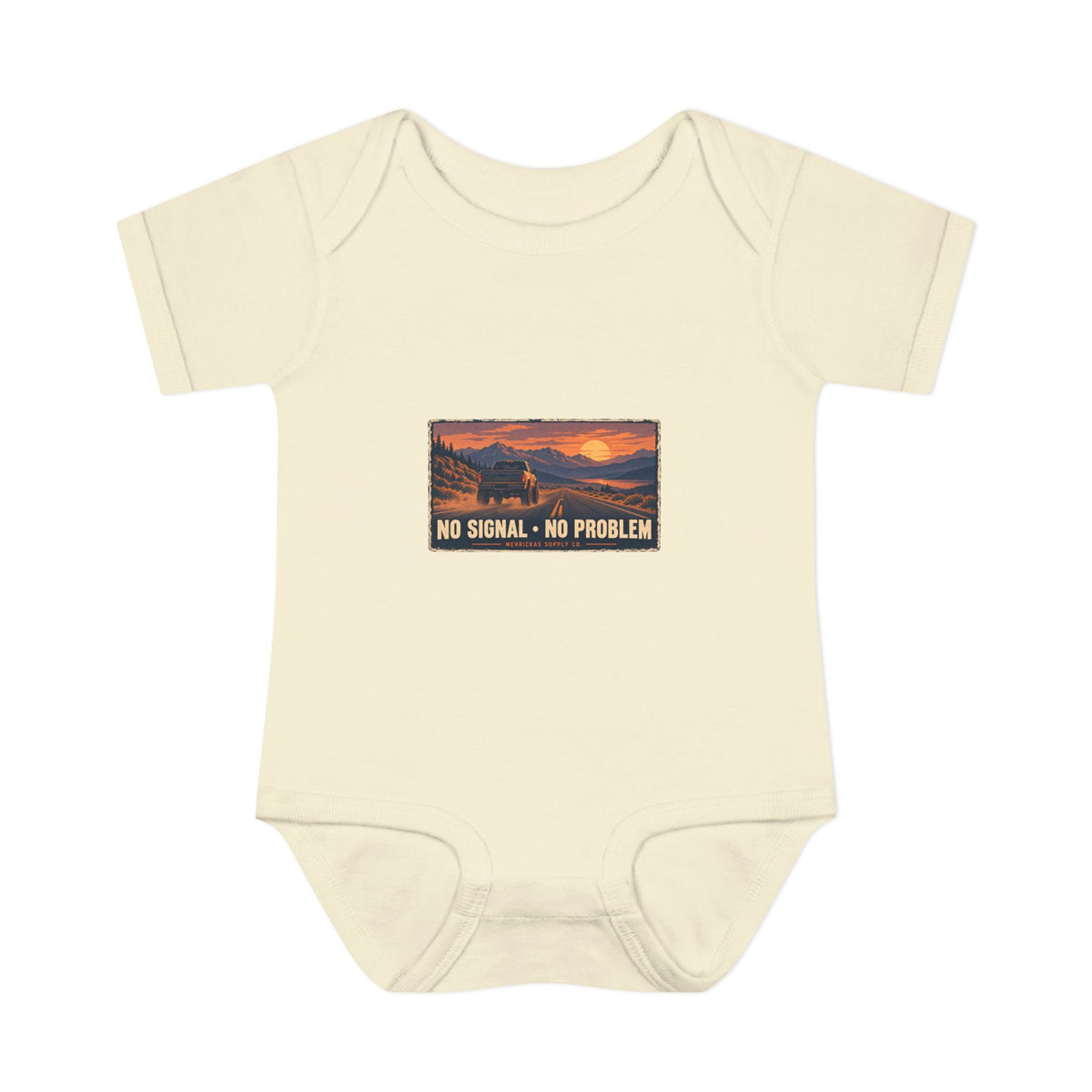 No Signal No Problem Baby Onesie