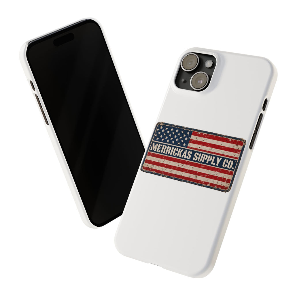 Merrickas American Flag Patch Phone Case