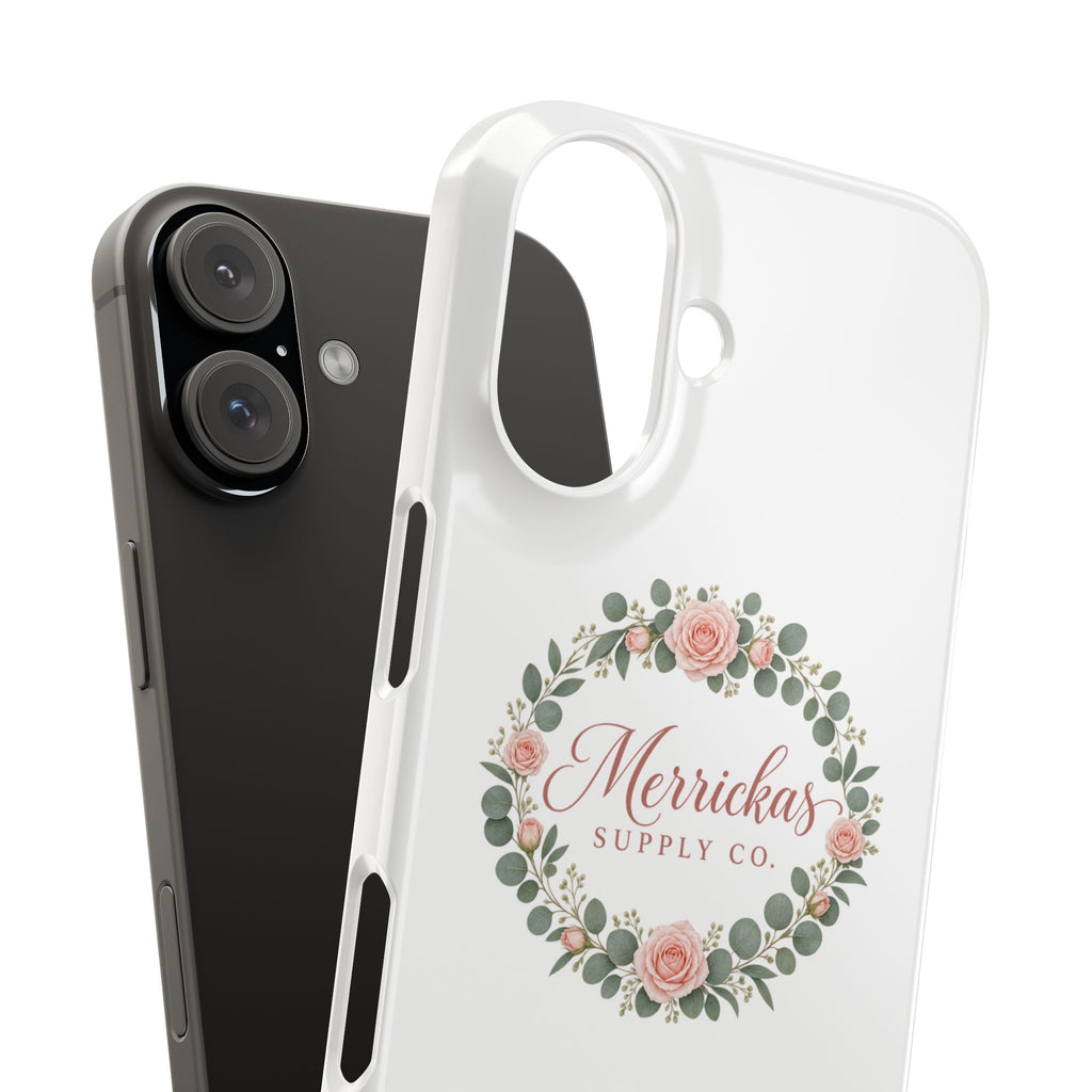 Merrickas Rose Wreath Script Phone Case