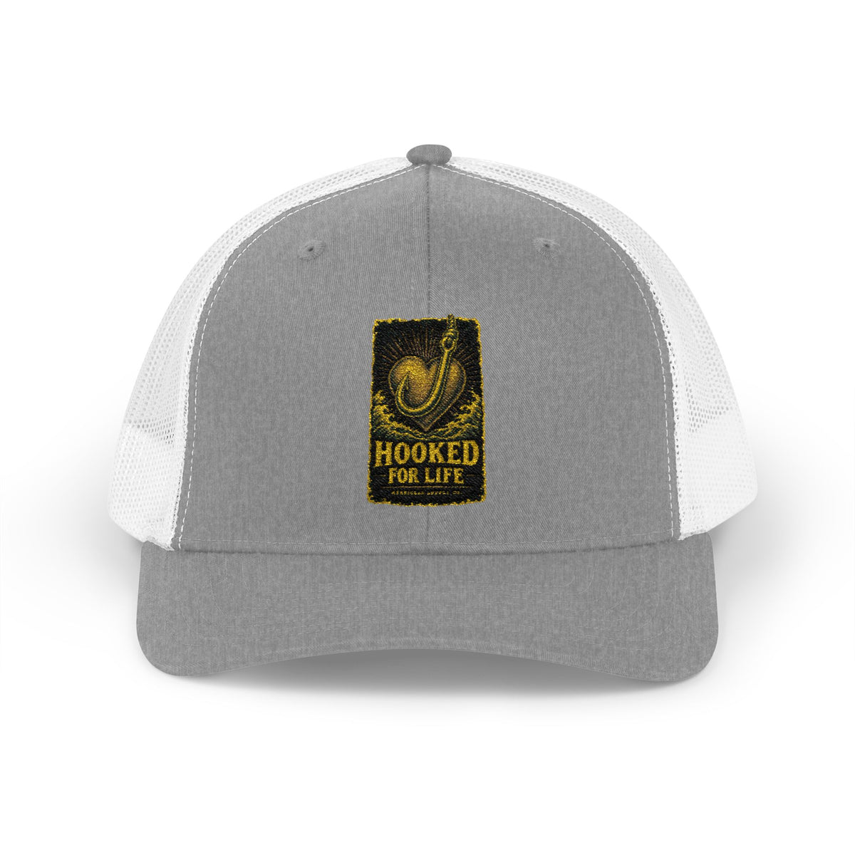 Hooked For Life Snapback Trucker Cap