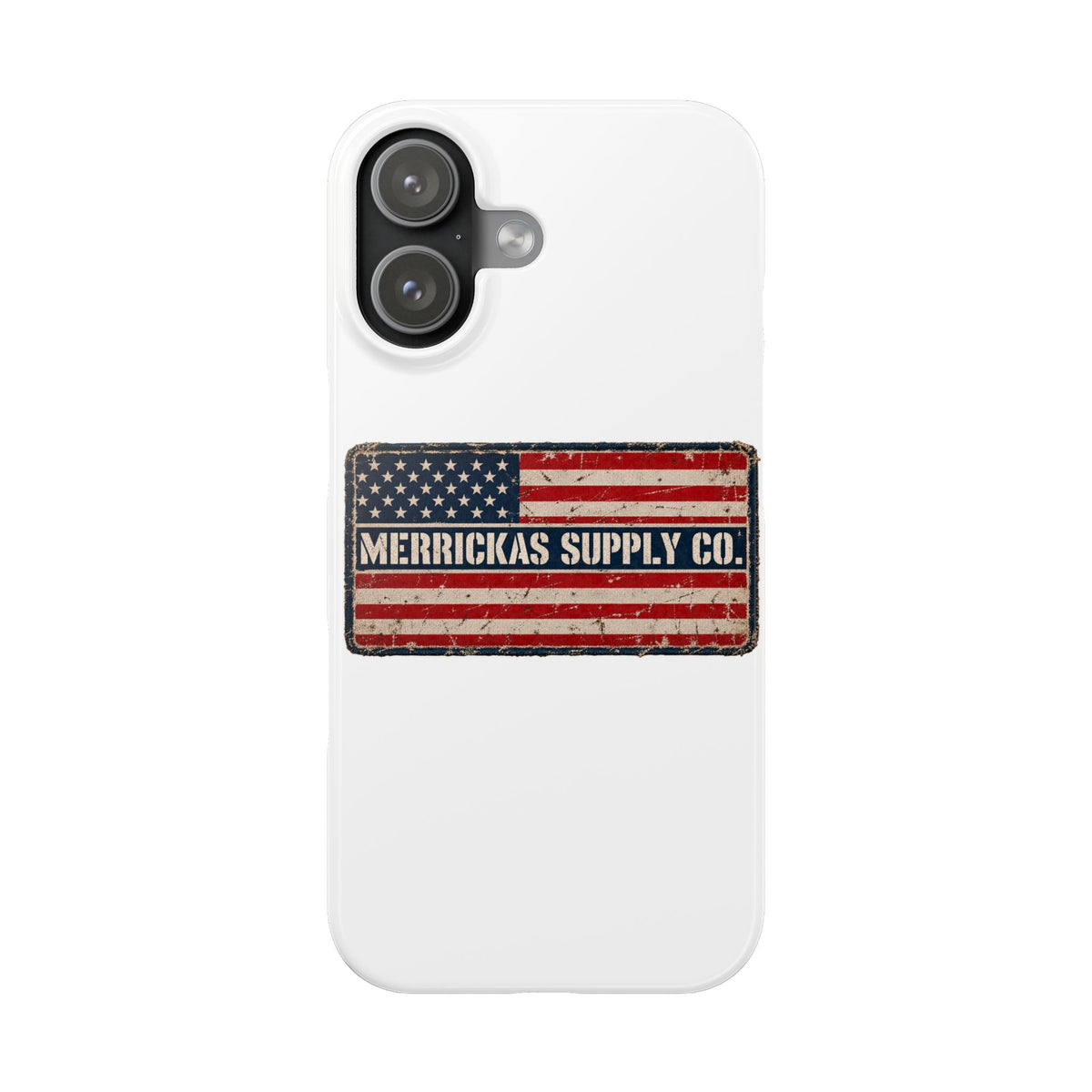 Merrickas American Flag Patch Phone Case