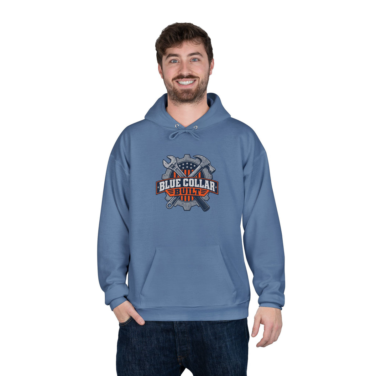 Blue Collar Built Hoodie