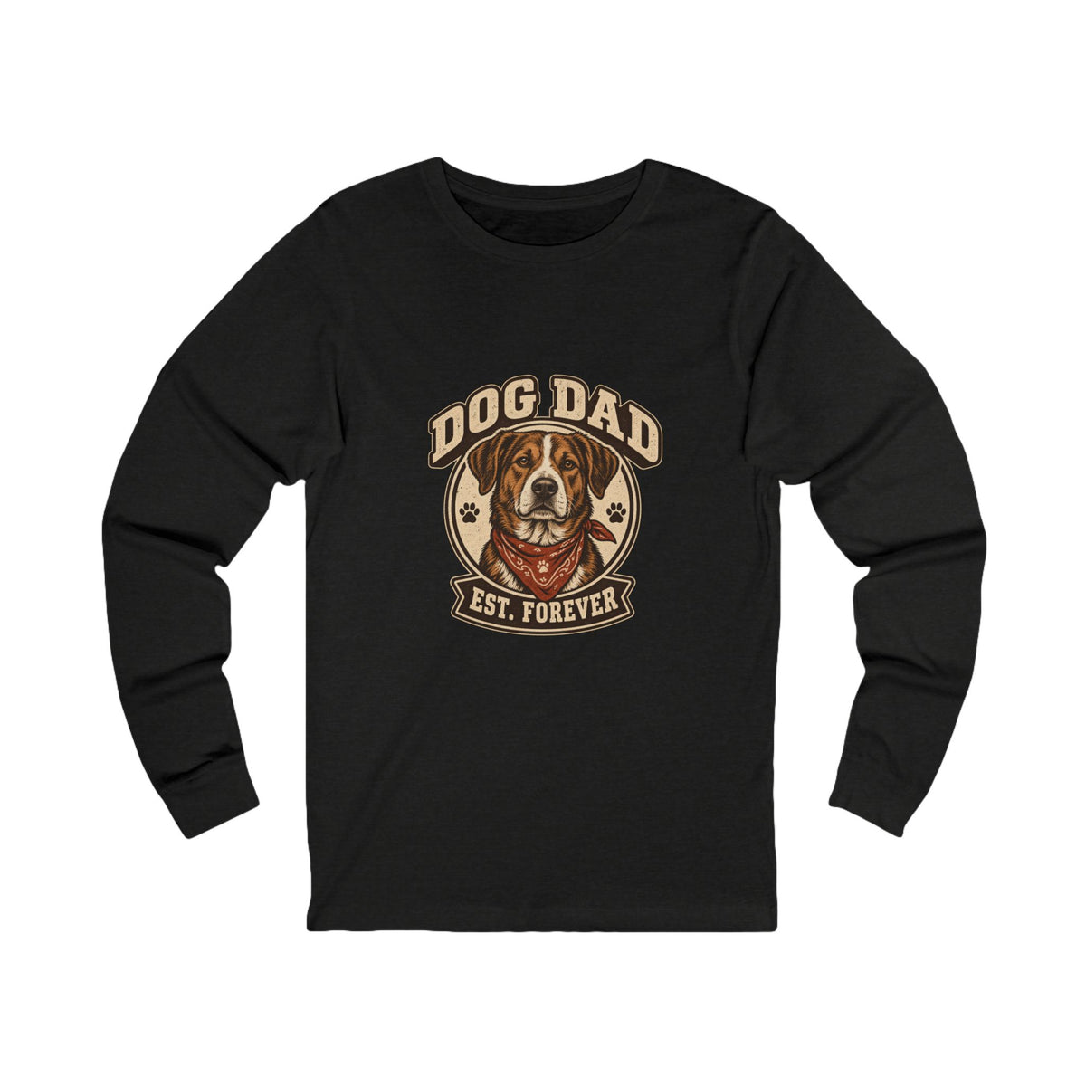 Dog Dad Long Sleeve Tee