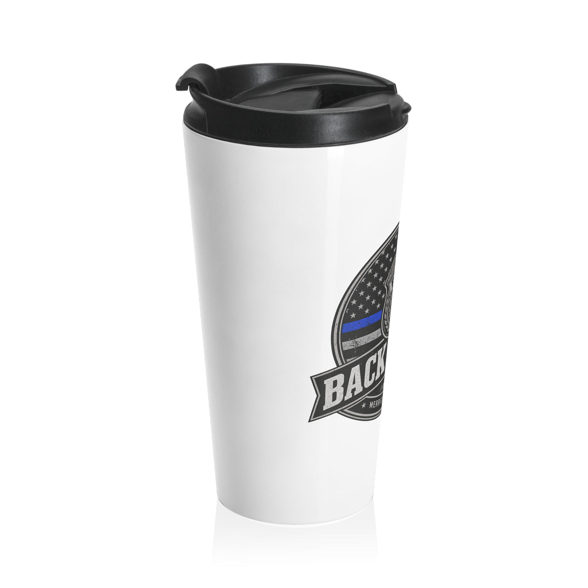 Back The Blue Travel Mug