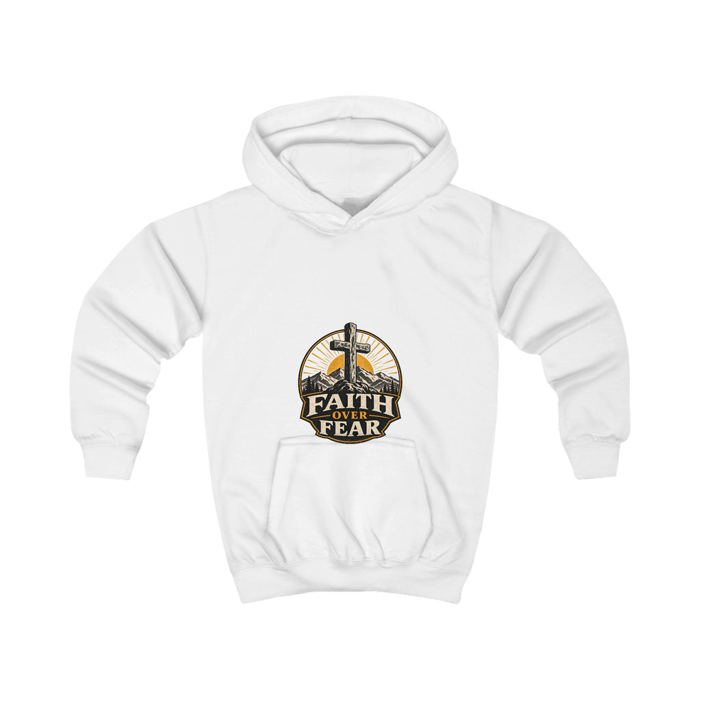 Faith Over Fear Kids' Hoodie
