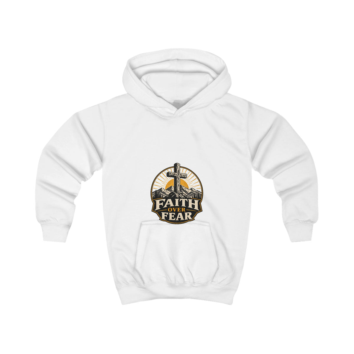 Faith Over Fear Kids' Hoodie