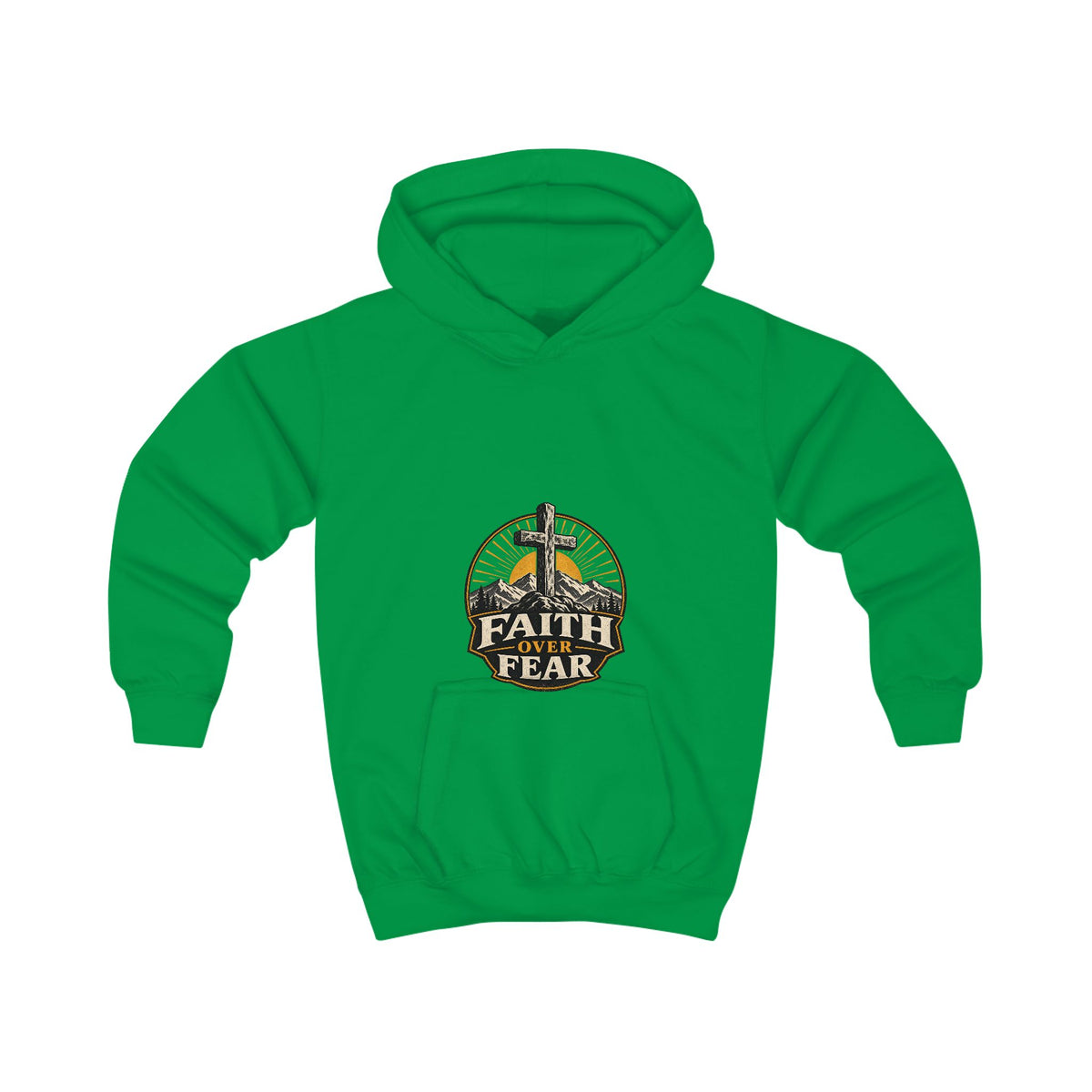 Faith Over Fear Kids' Hoodie
