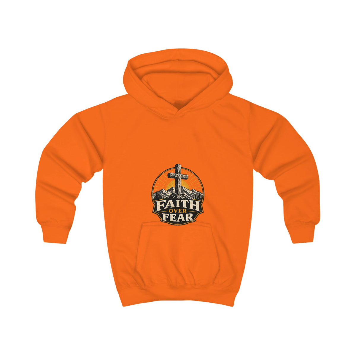 Faith Over Fear Kids' Hoodie