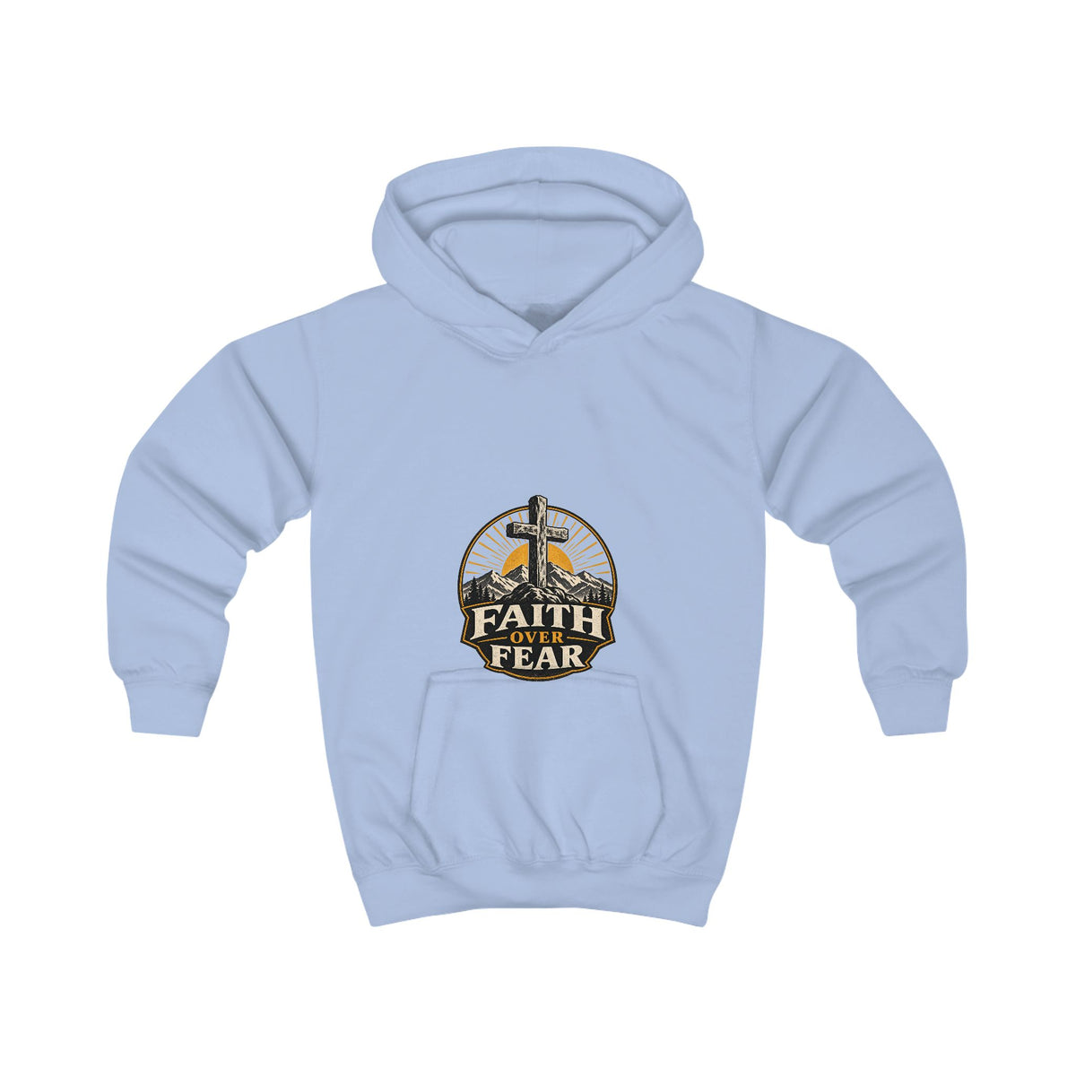 Faith Over Fear Kids' Hoodie