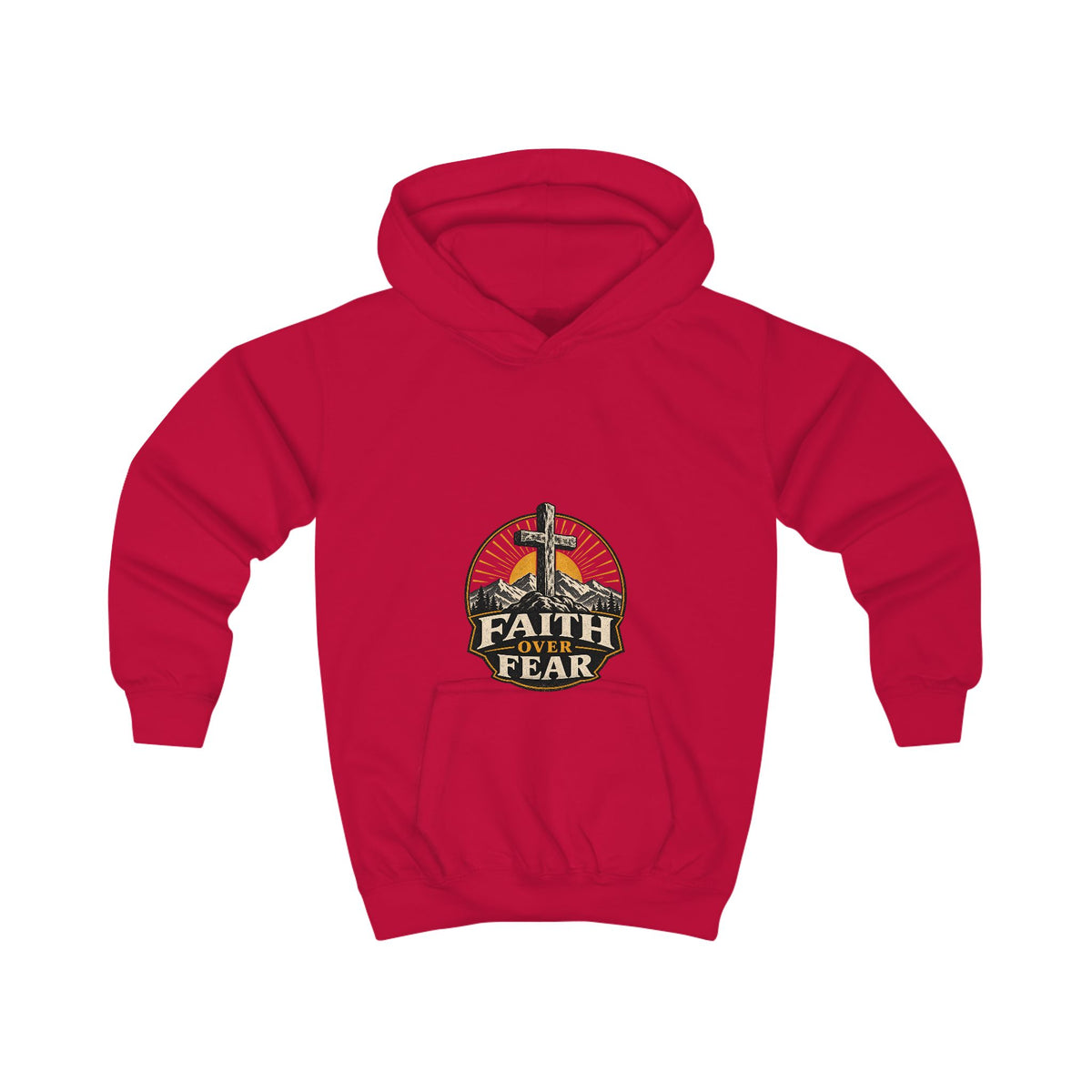 Faith Over Fear Kids' Hoodie
