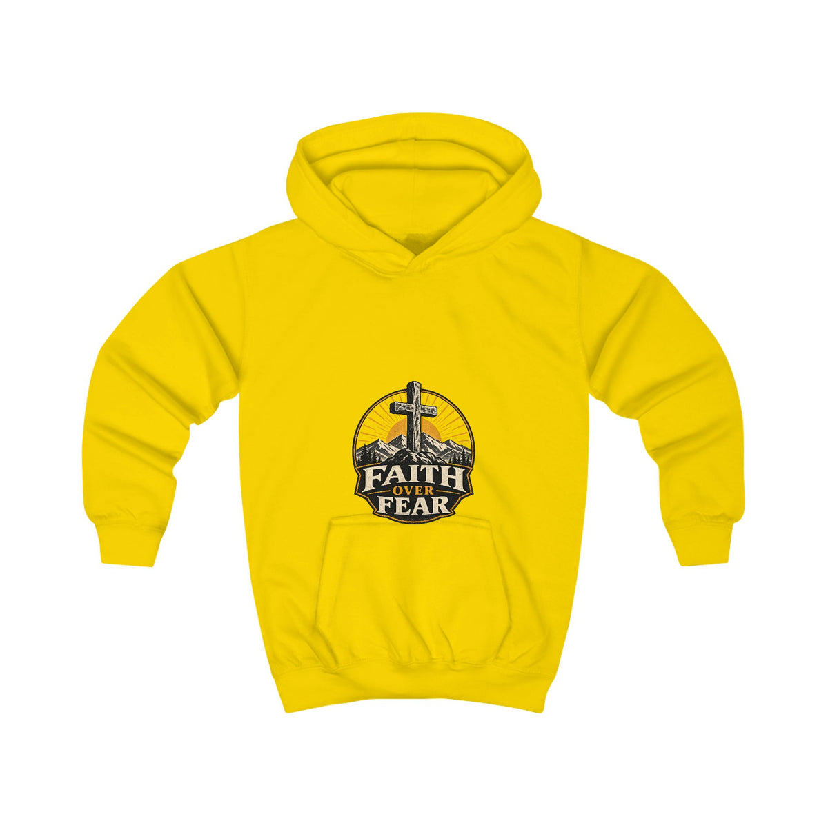 Faith Over Fear Kids' Hoodie