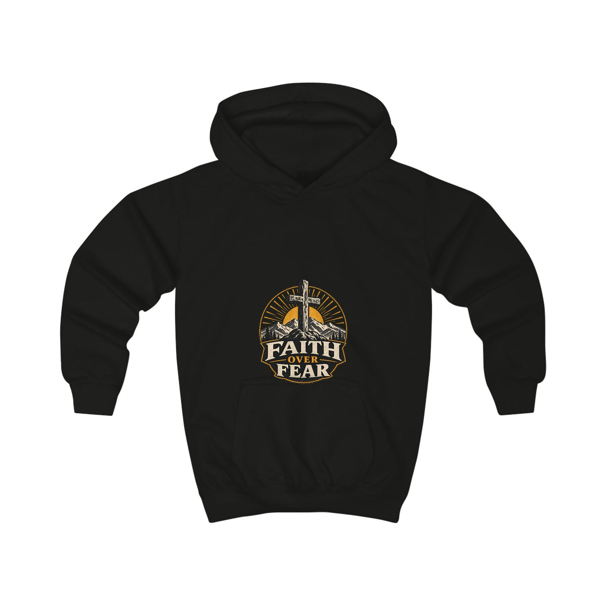 Faith Over Fear Kids' Hoodie