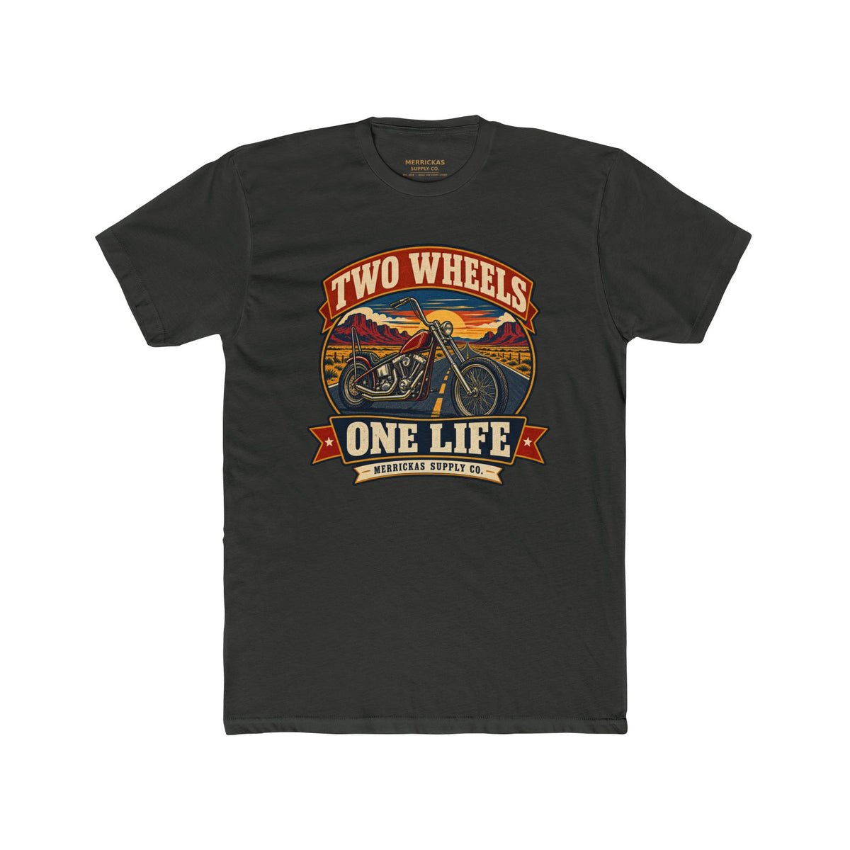 Two Wheels One Life Premium Tee