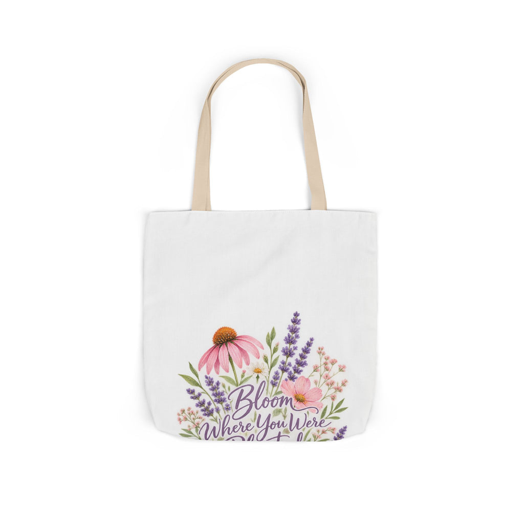 Bloom Where You Were Planted Anyway Canvas Wall Art