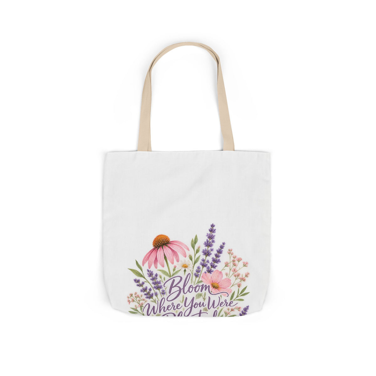 Bloom Where You Were Planted Anyway Canvas Wall Art