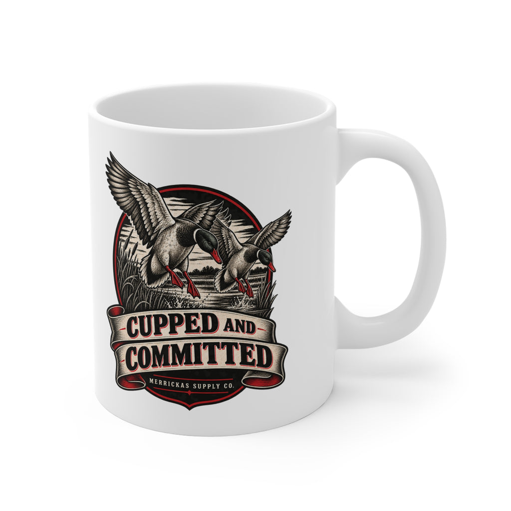 Cupped And Committed Coffee Mug 11oz