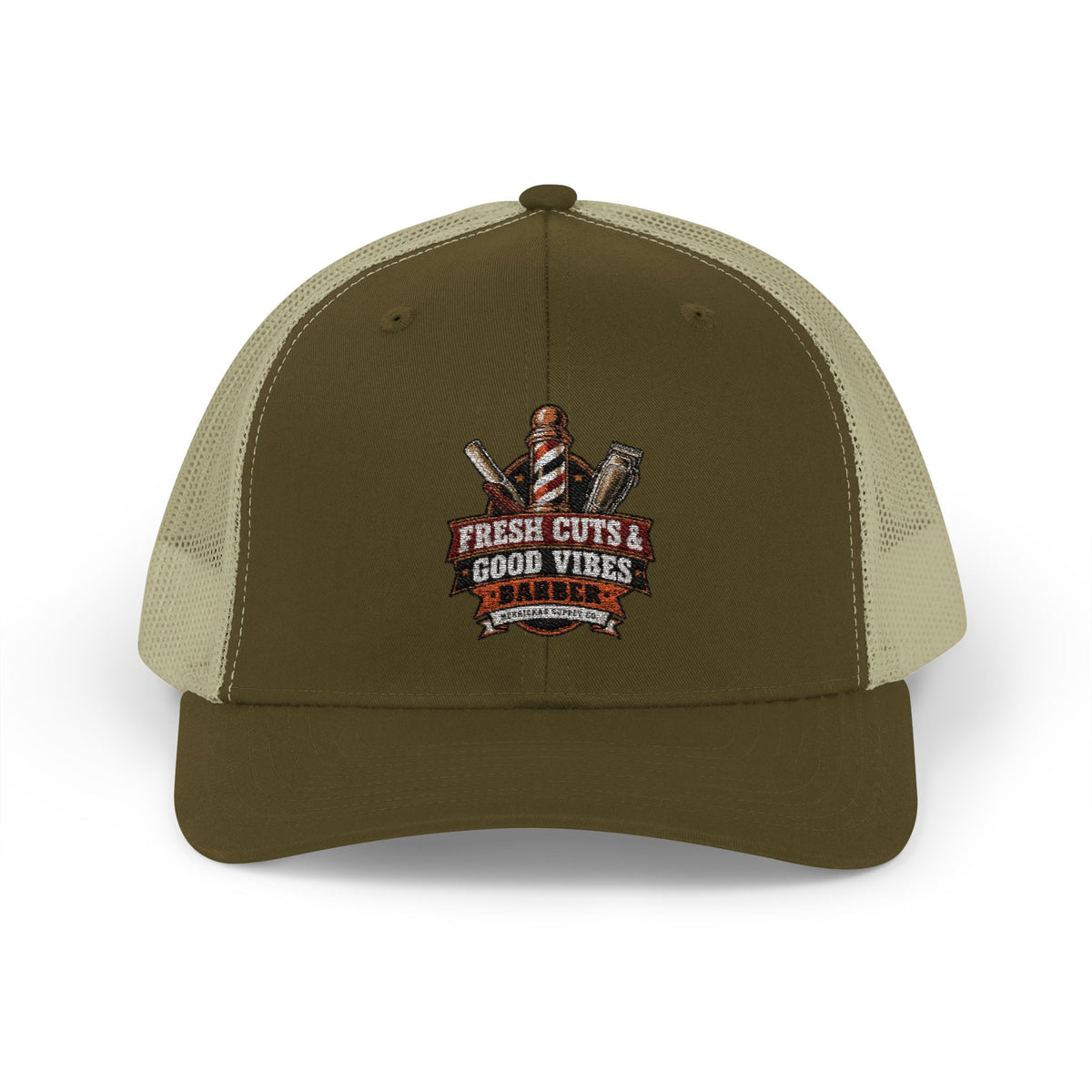 Fresh Cuts & Good Vibes Snapback Trucker Hat