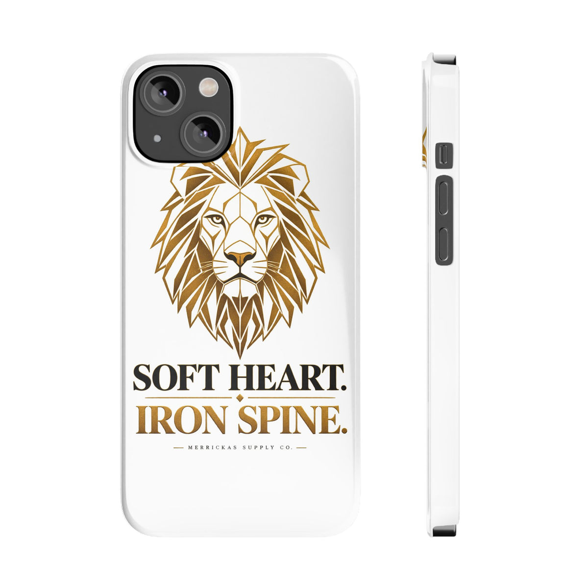 Soft Heart Iron Spine Phone Case