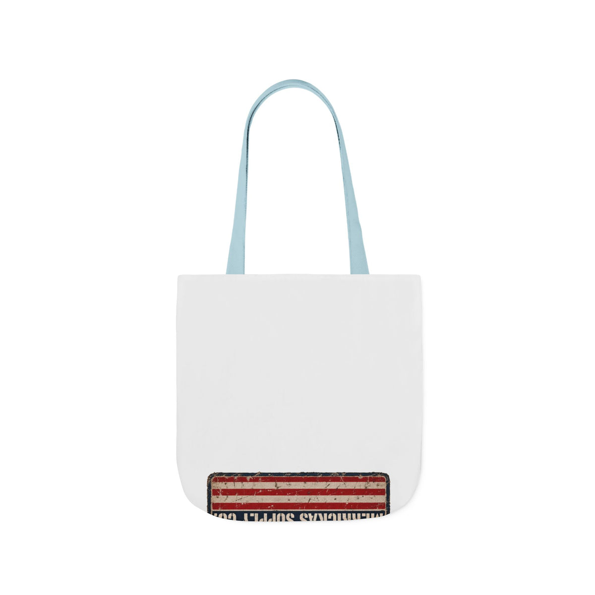Merrickas American Flag Patch Canvas Wall Art