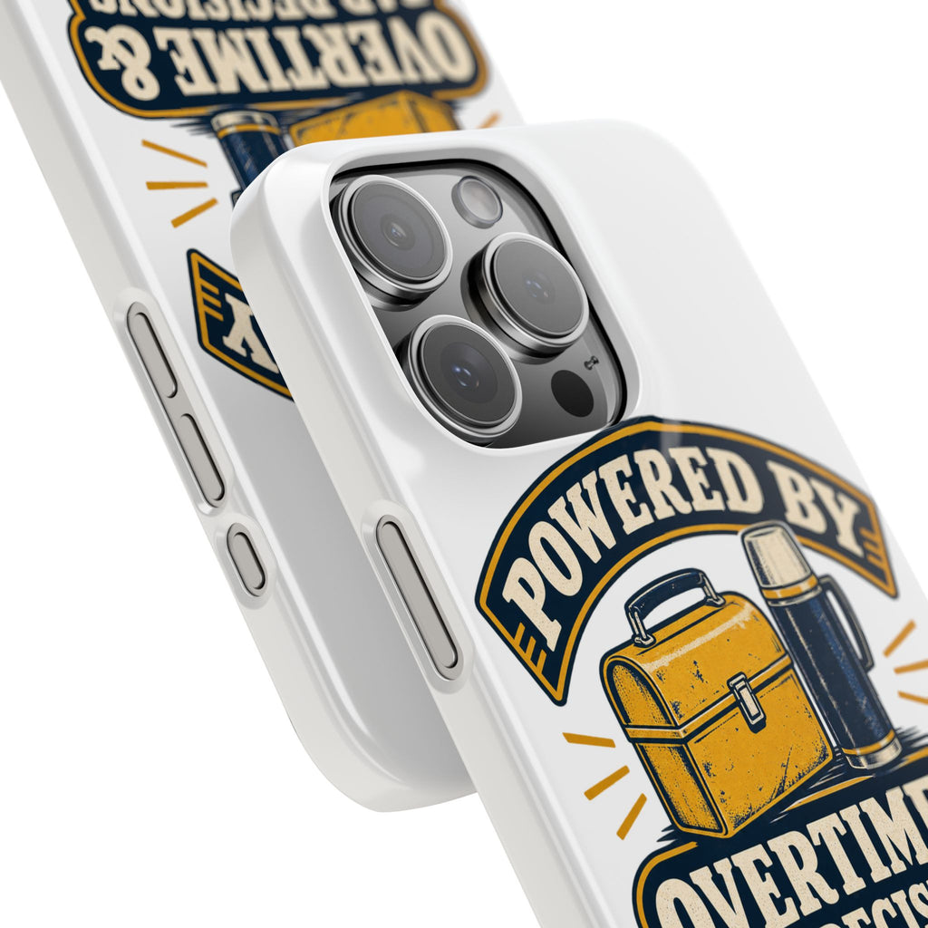 Powered By Overtime & Bad Decisions Phone Case