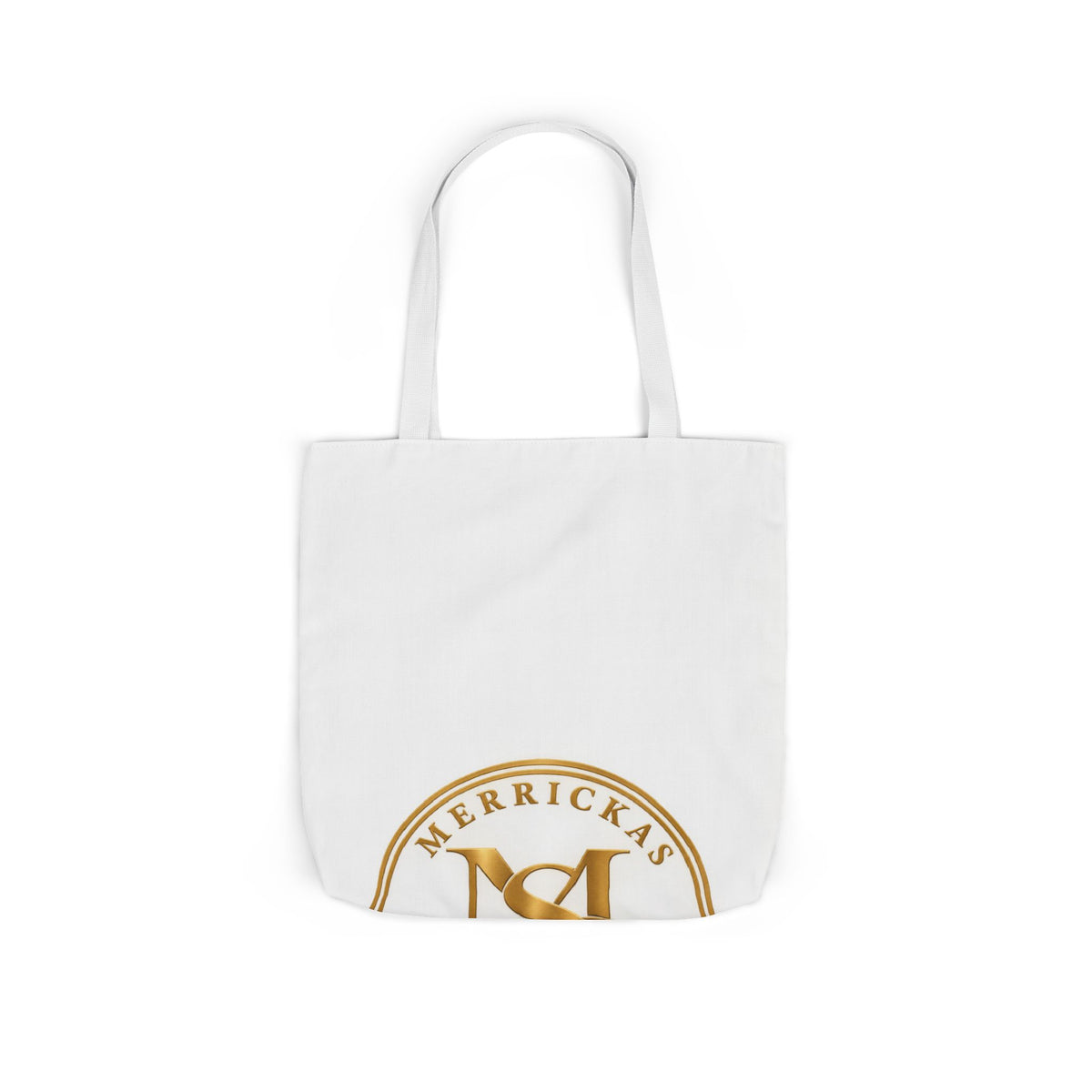 Merrickas Gold MSC Monogram Canvas Wall Art