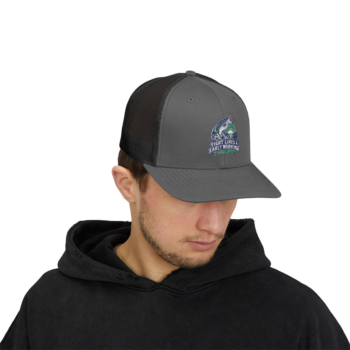 Tight Lines & Early Mornings Snapback Trucker Hat