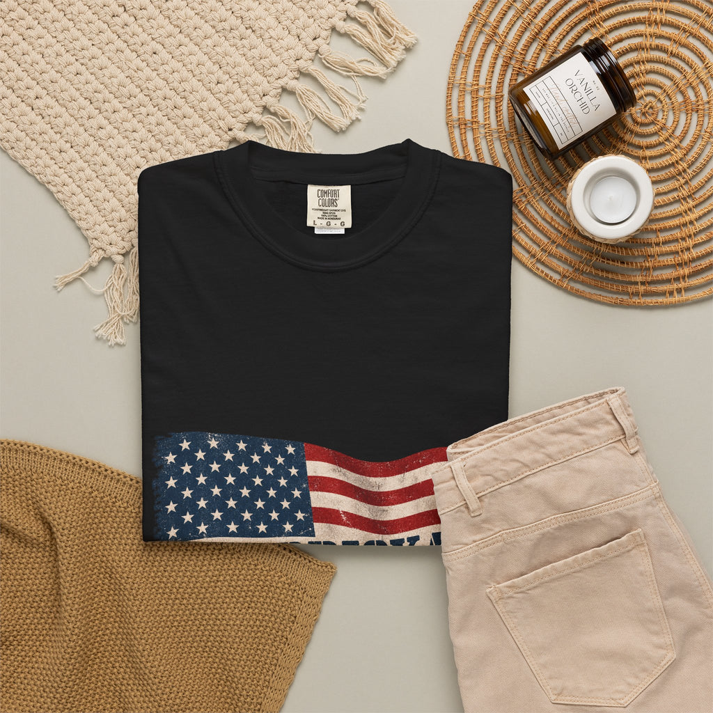 Merrickas Flag Garment-Dyed Tee