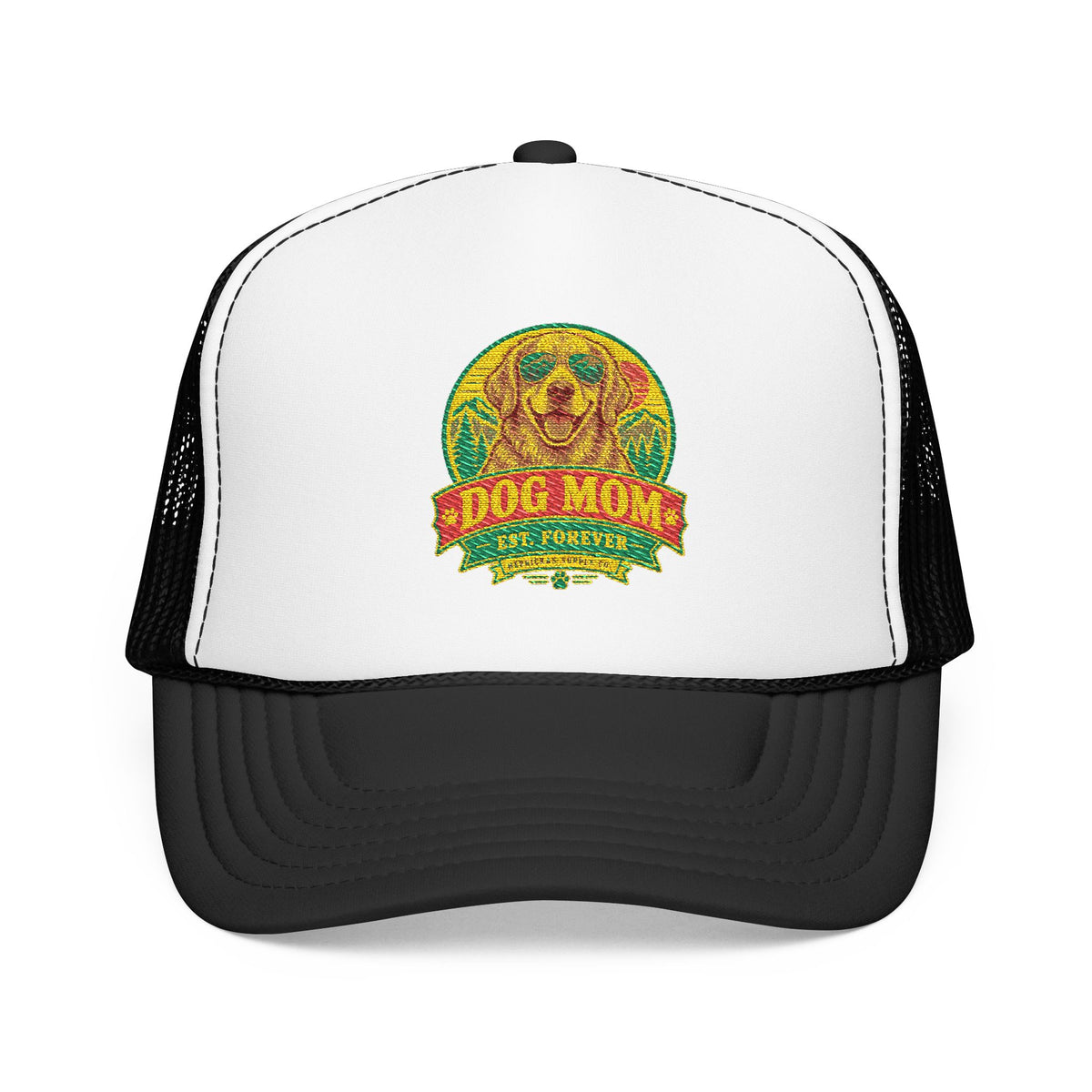 Dog Mom Est. Forever Foam Trucker Hat