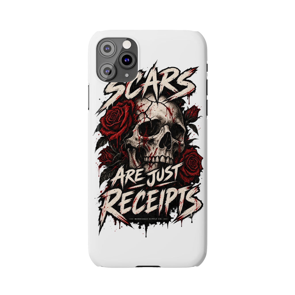 Scars Are Just Receipts Phone Case