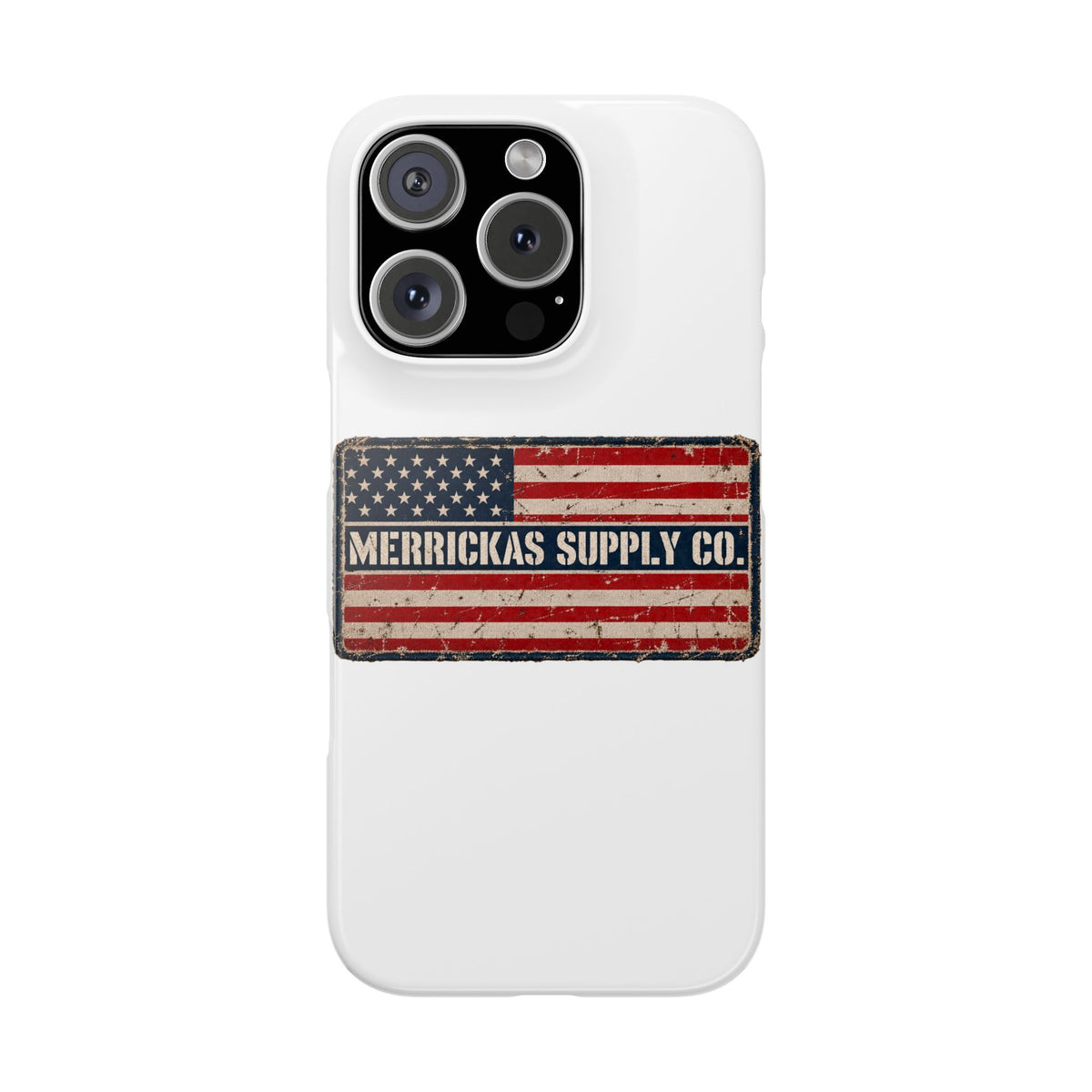 Merrickas American Flag Patch Phone Case