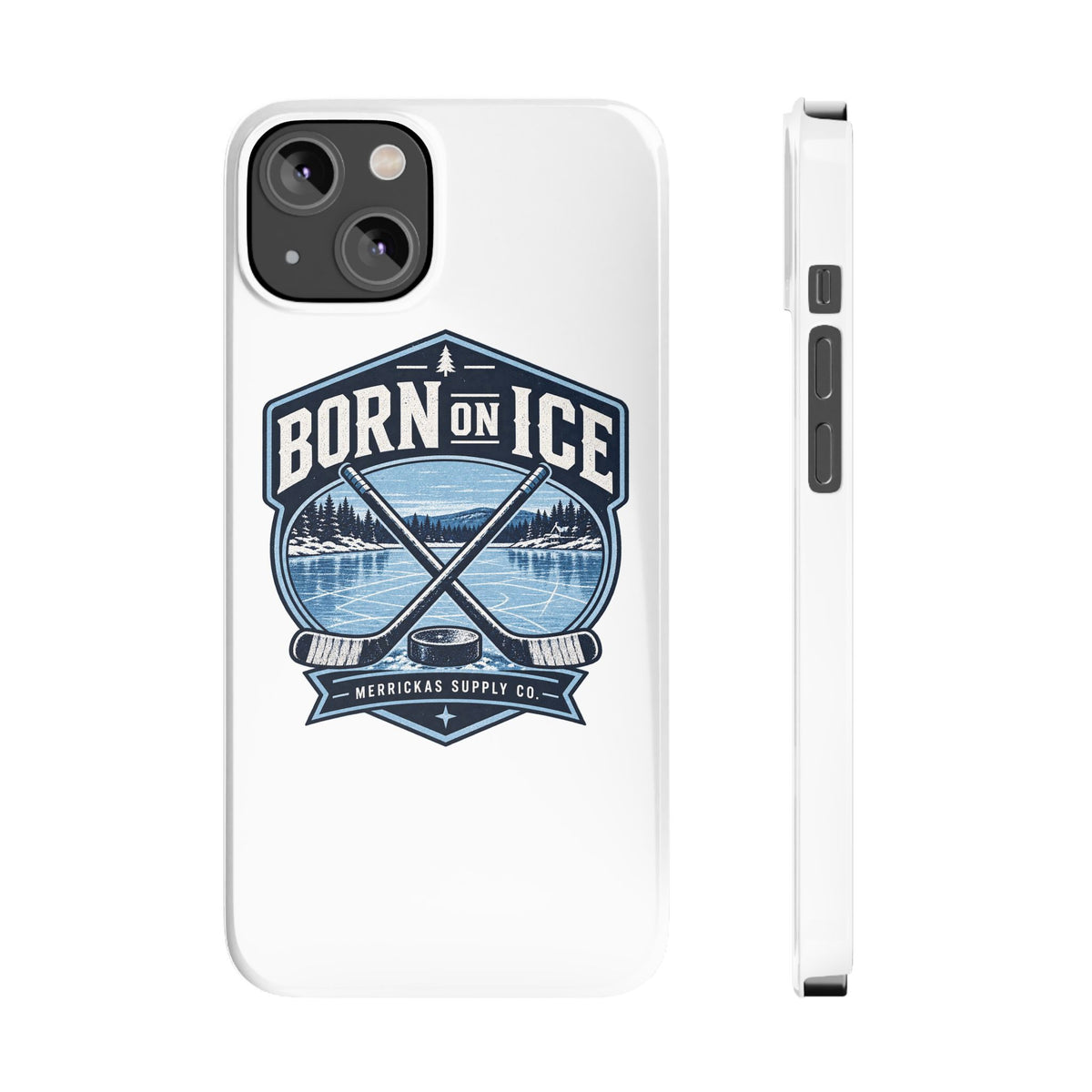 Born On Ice Phone Case