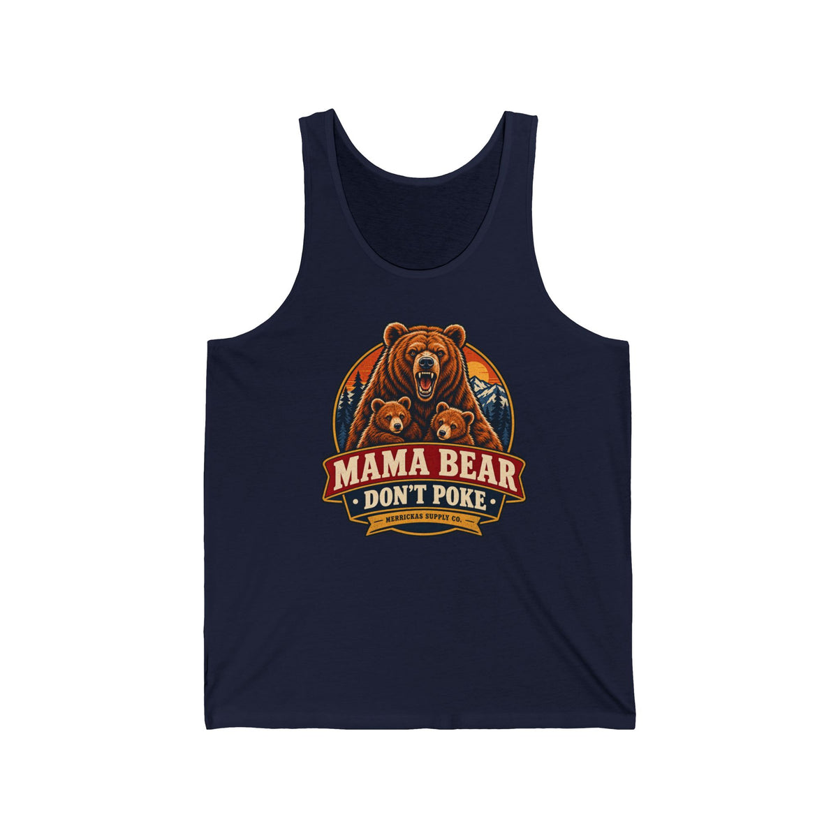 Mama Bear Don't Poke Tank Top