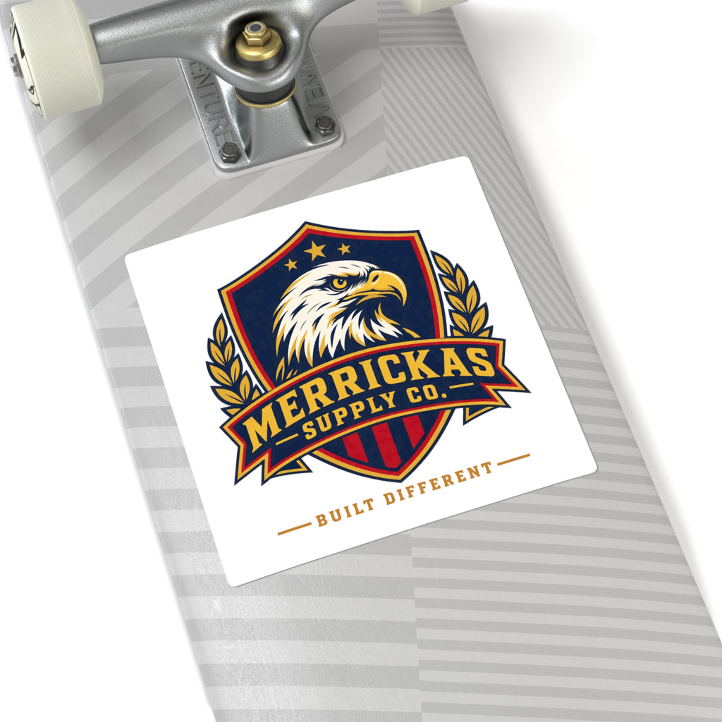 Merrickas Eagle Shield Crest Sticker