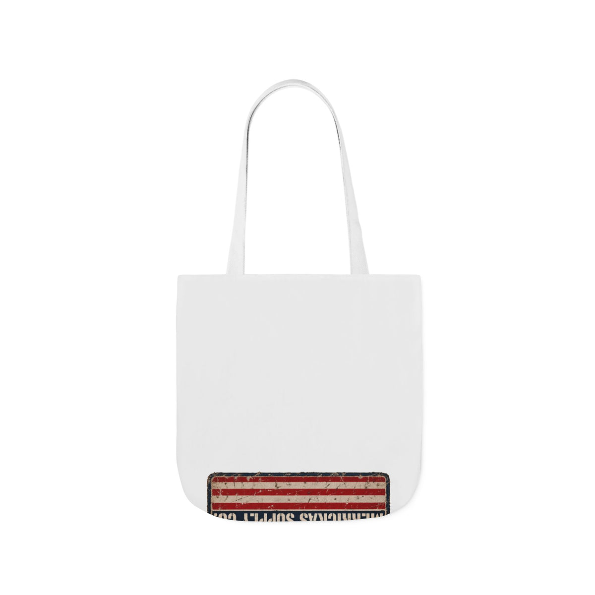 Merrickas American Flag Patch Canvas Wall Art