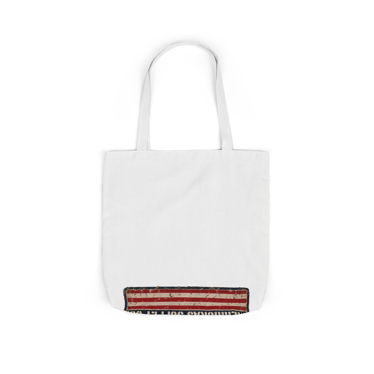 Merrickas American Flag Patch Canvas Wall Art