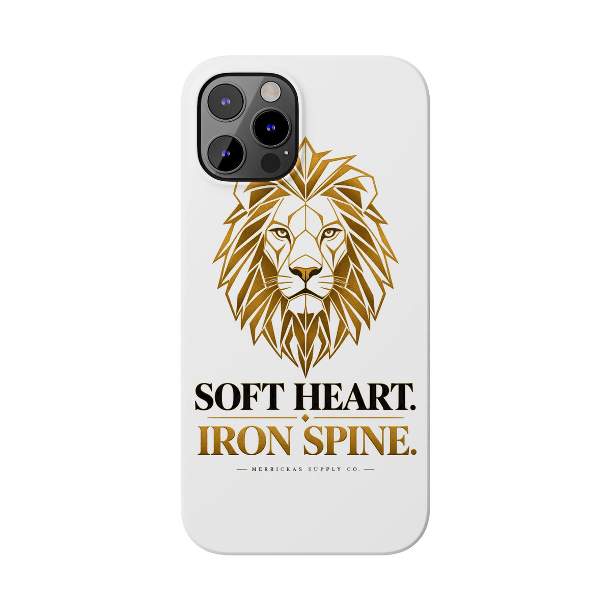 Soft Heart Iron Spine Phone Case