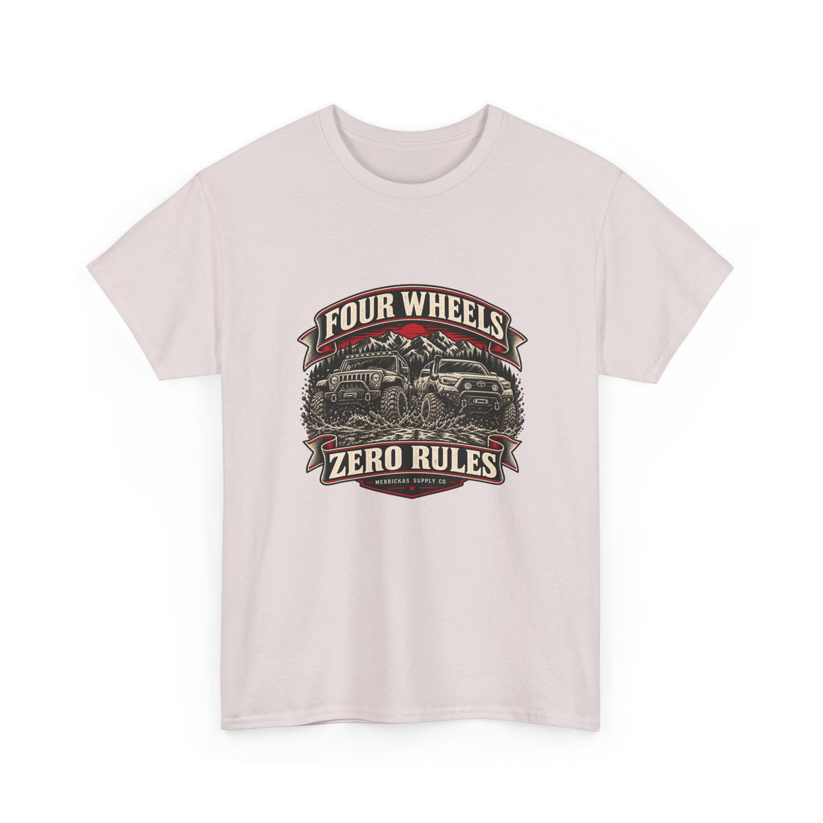 Four Wheels Zero Rules Classic Tee
